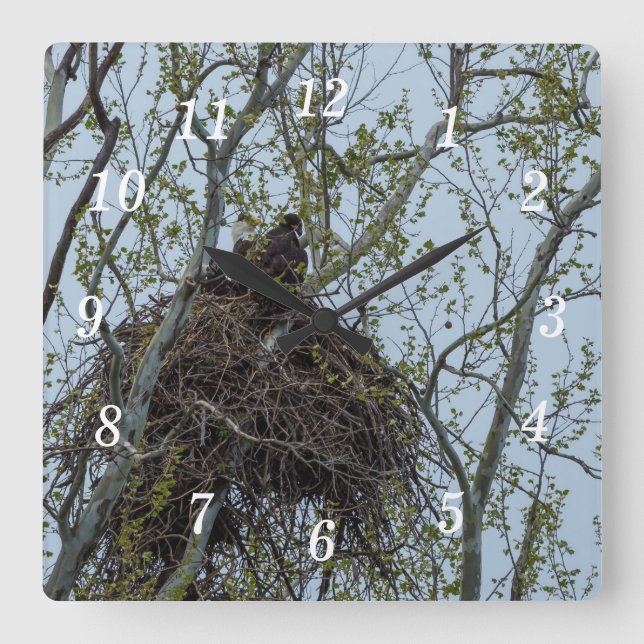 Chilling With Mom Wall Clock (Front)