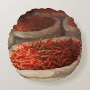 Chillis 2010 round pillow