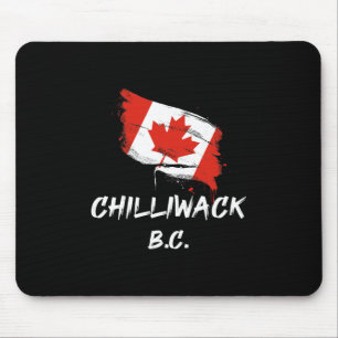 Chilliwack Bc Canada Splatter Flag Trip Vacation Mouse Pad