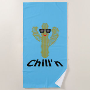Chill'n Cactus Design - Serviette de plage