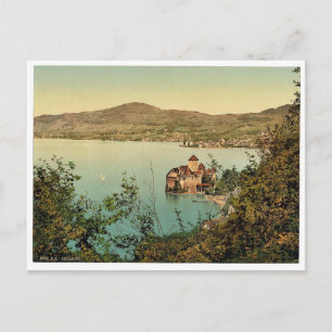 Chillon Castle, Montreux, Geneva Lake, Switzerland Postcard