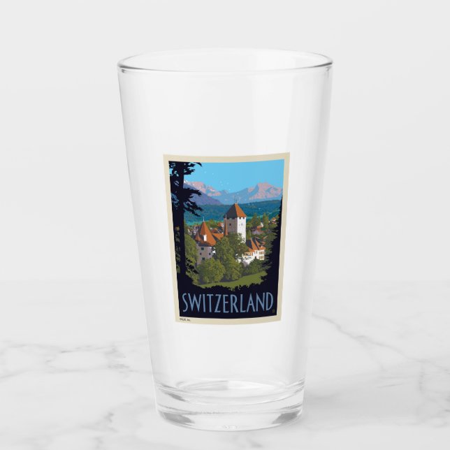 Chillon Castle | Switzerland Glass (Front)