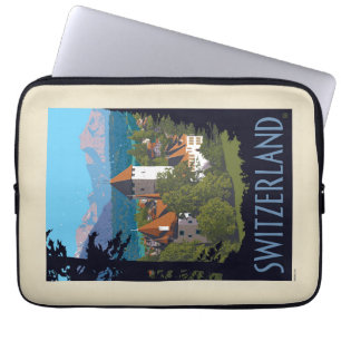 Chillon Castle Switzerland Laptop Sleeve