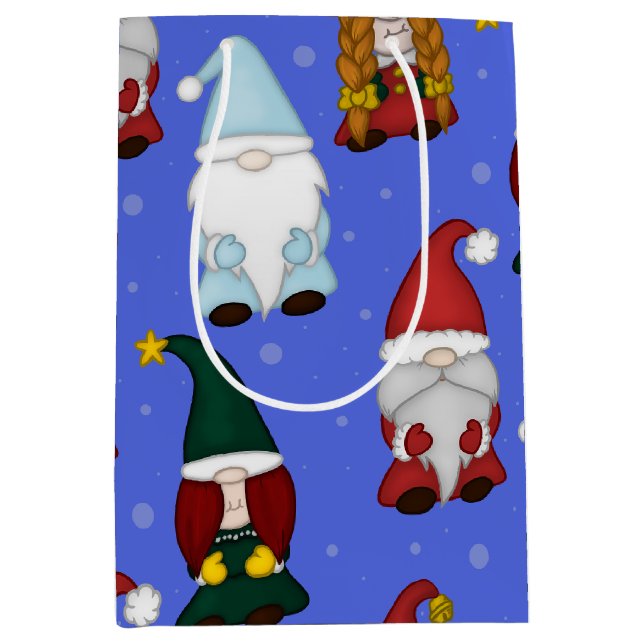 Chilly Gnomies (Large) Gift Bag (Front)