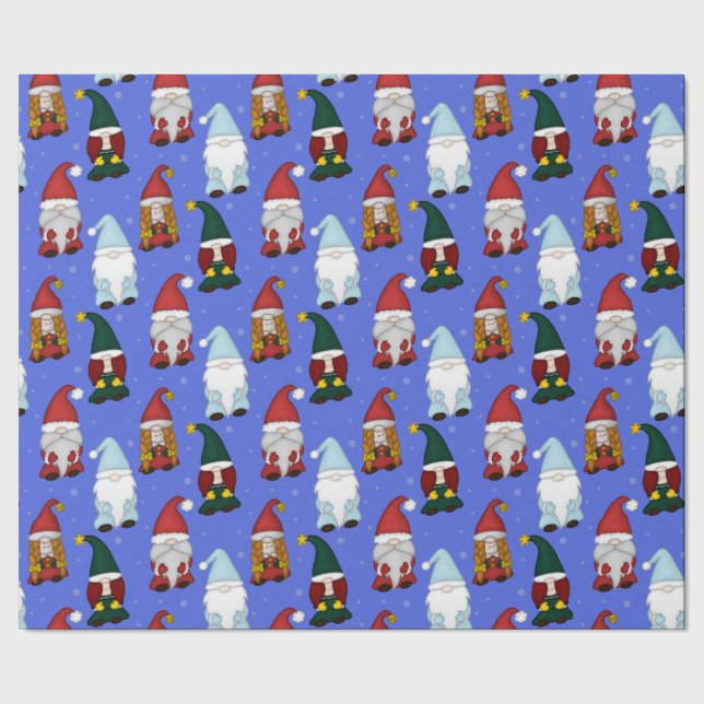 Chilly Gnomies (Medium) Wrapping Paper (Seam)