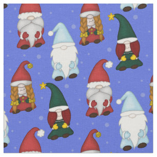 Chilly Gnomies (Small) Fabric