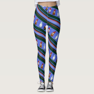 Chilly Gnomies Stripe Leggings
