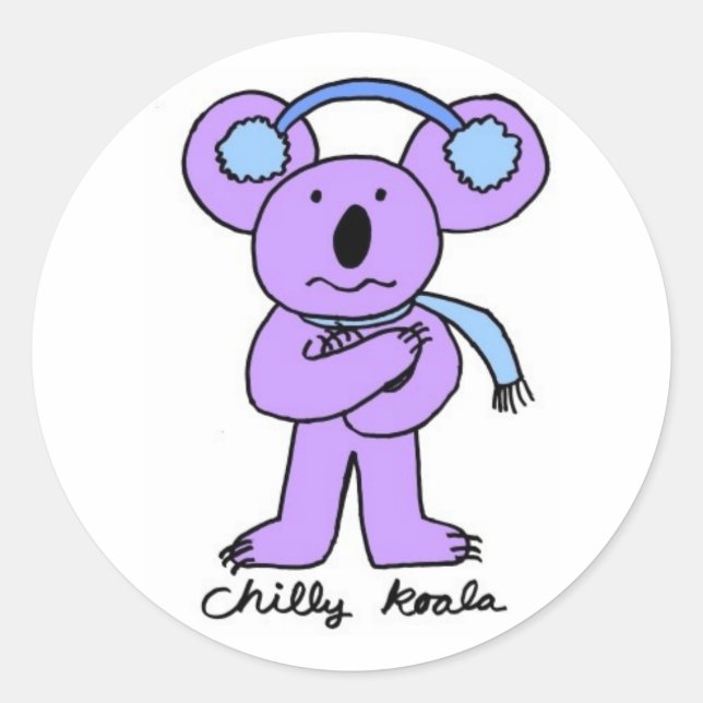 Chilly Koala Stickers (Front)