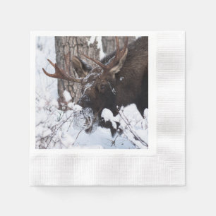 Chilly Moose Napkin