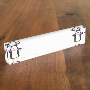Chilly Penguin Nameplate