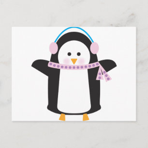 Chilly Penguin Postcard