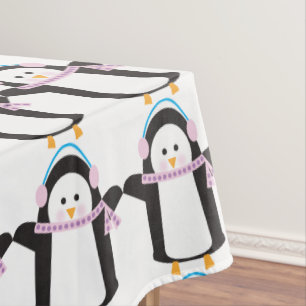 Chilly Penguin Tablecloth