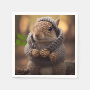 Chilly Squirrel Napkin