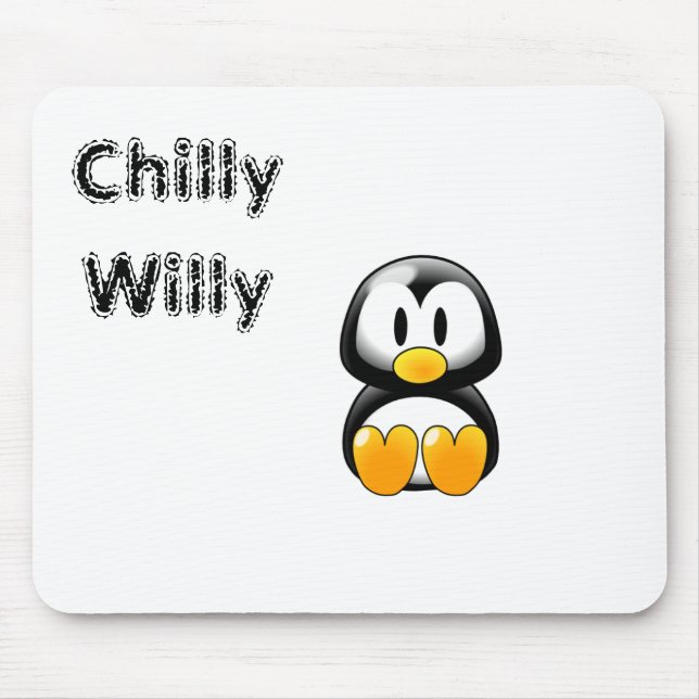 Chilly Willy Mouse Pad (Front)