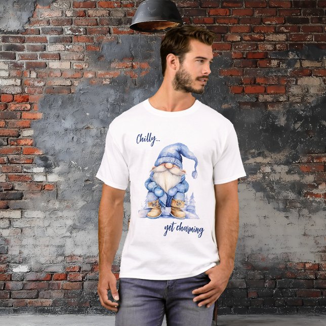 Chilly Yet Charming - White T-Shirt (Creator Uploaded)