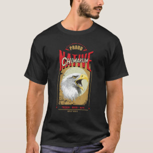 Chimakum Native American Eagle Spirit Vintage Hono T-Shirt