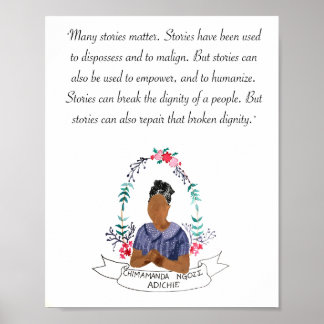 Chimamanda Ngozi Adichie   Poster