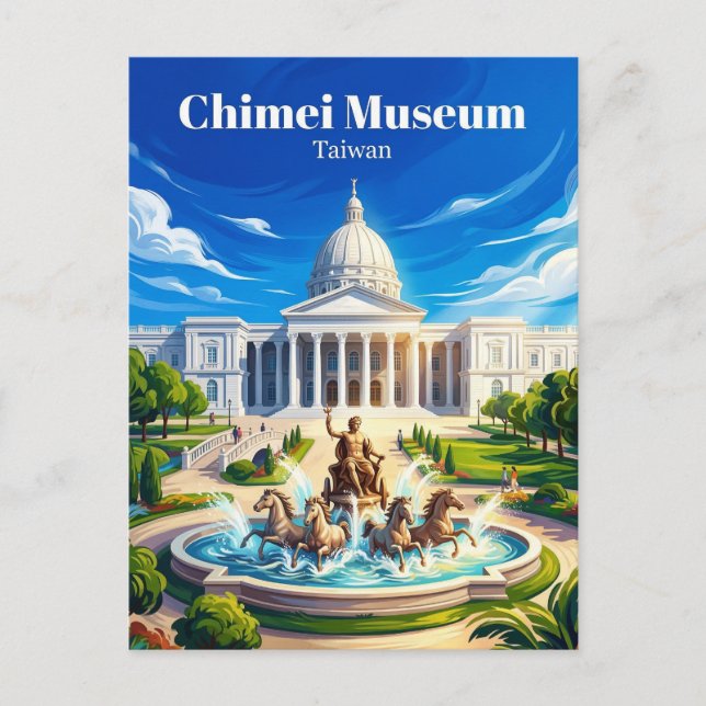 Chimei Museum Taiwan Postcard (Front)