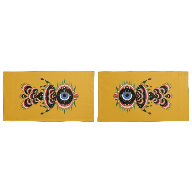 Chimera - Fish Bird King Pillowcases (Front-Set)