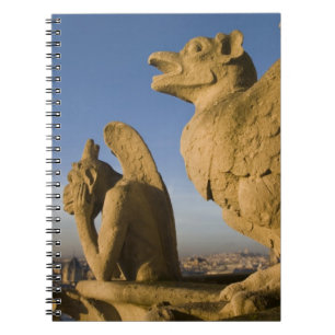 Chimera on facade of Notre Dame Cathedral, Notebook
