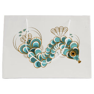 Chimera - Peacock Seahorse Large Gift Bag