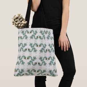 Chimera - Peacock Seahorse Shoulder Tote (2 Sizes) Bag