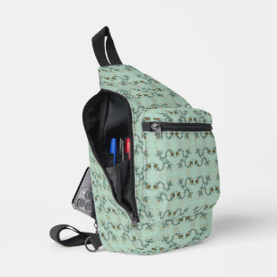 Chimera - Peacock Seahorse Sling Bag
