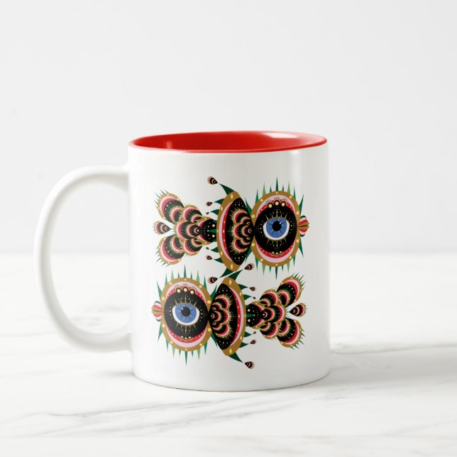 Chimera - Poisson Oiseau Mug (Gauche)