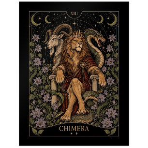 Chimera, Starlit Tarot Art Postcard