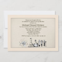 Chimie Grand Graduation Invitation
