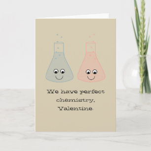 Chimie mignonne Carte Saint Valentin