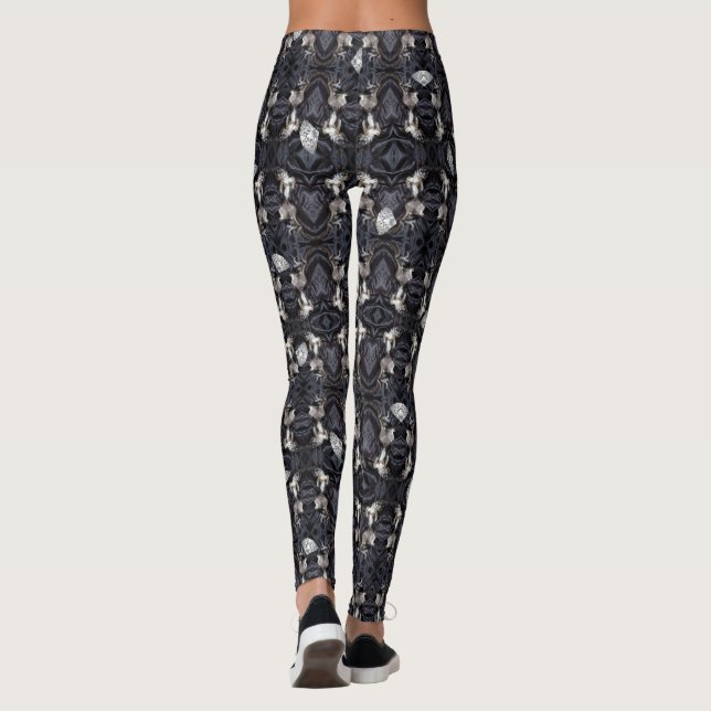 Chimigos - Chihuahuas and Diamonds Leggings (Back)