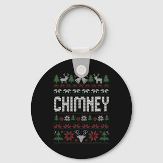 Chimney And I'm Coming Down The Chimney Tonight  Keychain