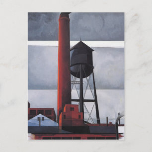 Chimney and Water Tower (by Charles Demuth) Postcard