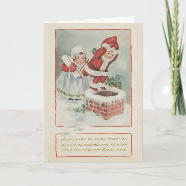 Chimney Children Christmas Card (Front)