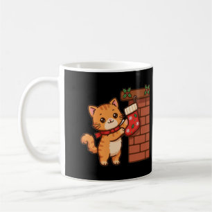 Chimney Kitten Christmas Coffee Mug