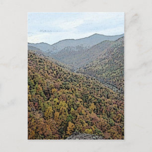 Chimney Rock Area Mountains Postcard