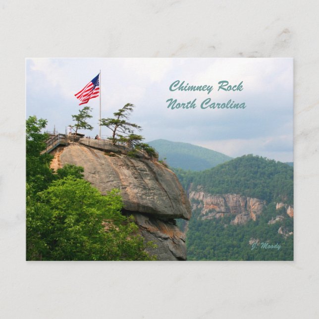 Chimney Rock Postcard (Front)