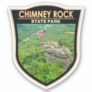 Chimney Rock State Park North Carolina Badge