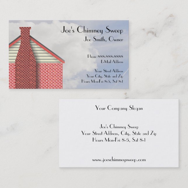 Chimney Sweep Business Card (Front/Back)