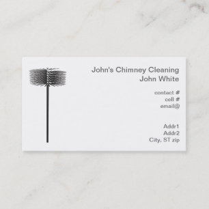 Chimney sweep business card