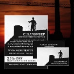 Chimney Sweep Design, Chimney Sweeping Service Flyer<br><div class="desc">Chimney Sweep Design, Chimney Sweeping Service Advertising Flyer by The Business Card Store.</div>