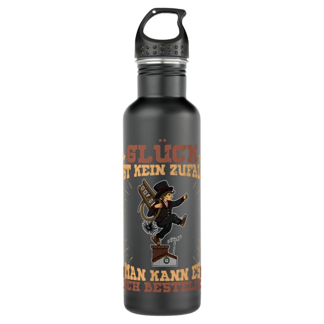 Chimney sweep lucky charm chimney sweep master sch 710 ml water bottle (Front)