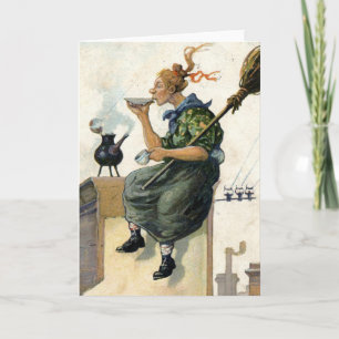 Chimney Sweep or Witch Card