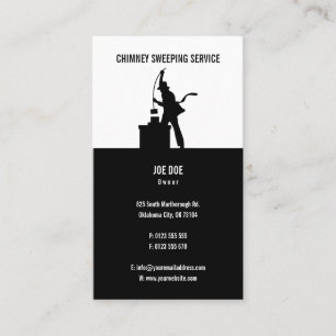 Chimney Sweep Professional Business Card