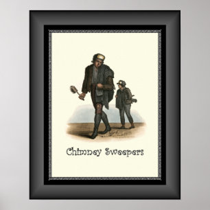 Chimney Sweepers ~ Thomas Lord Busby ~ London ~ Poster