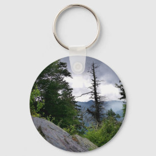 Chimney Tops great smoky mountains Keychain
