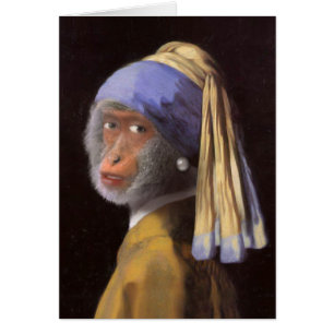 Chimp Avec L'Oreille De Perle
