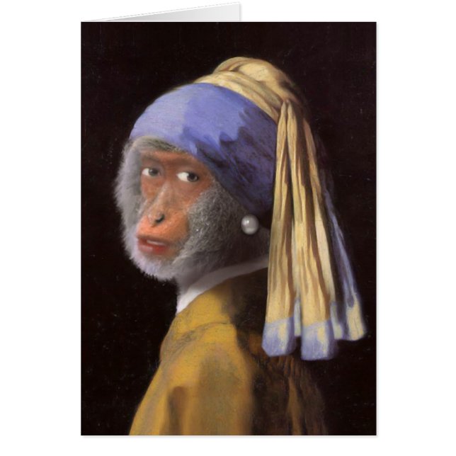 Chimp With The Pearl Earring (Front)