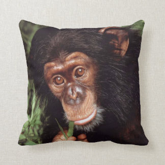 Chimpansee Throw Pillow